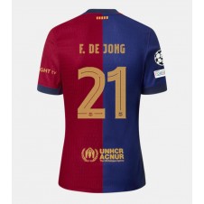 Barcelona Frenkie de Jong #21 Hjemmedrakt 2024-25 Kortermet